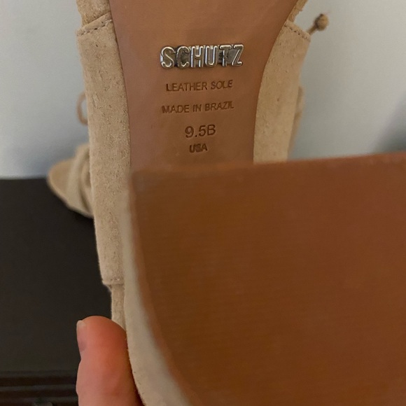 Schutz Light Beige/Cream High heel Sandals 9.5 - Picture 5 of 5